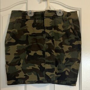 Camouflage Mini Skirt